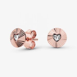 Small Earrings In Gold with Diamond 1